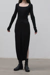 SWAYING/KNIT Seamless Cashmere Top SW212SZ01 Black PS8